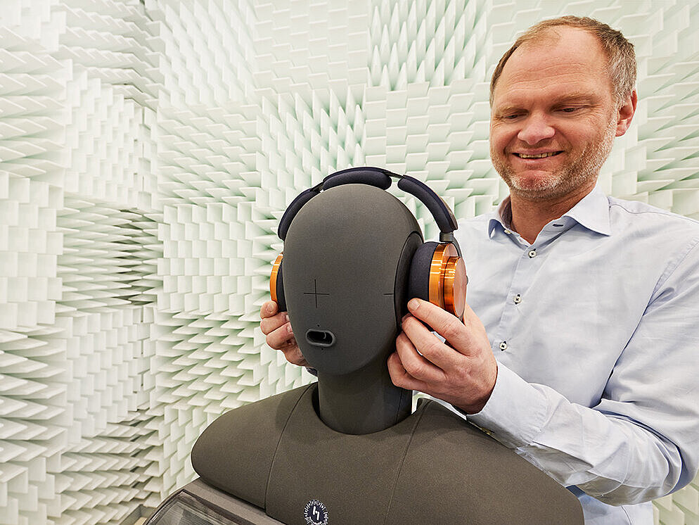 Kunstkopf, Kopfhörer-Test, Dienstleistungs- und Produkttest