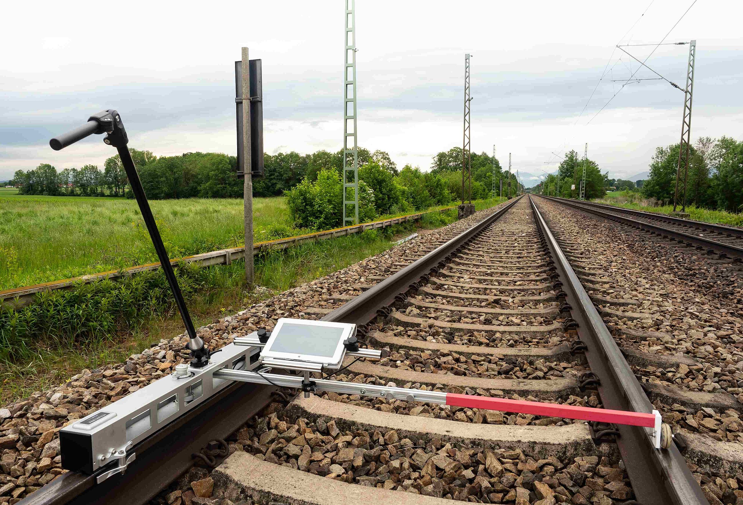 Prüfung der akustischen Gleiseigenschaften