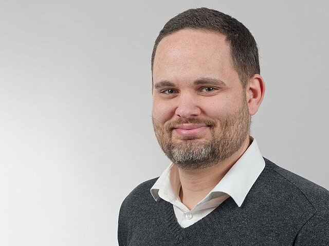 Mitarbeiter Marvin Ertelt