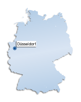 Standortkarte Düsseldorf