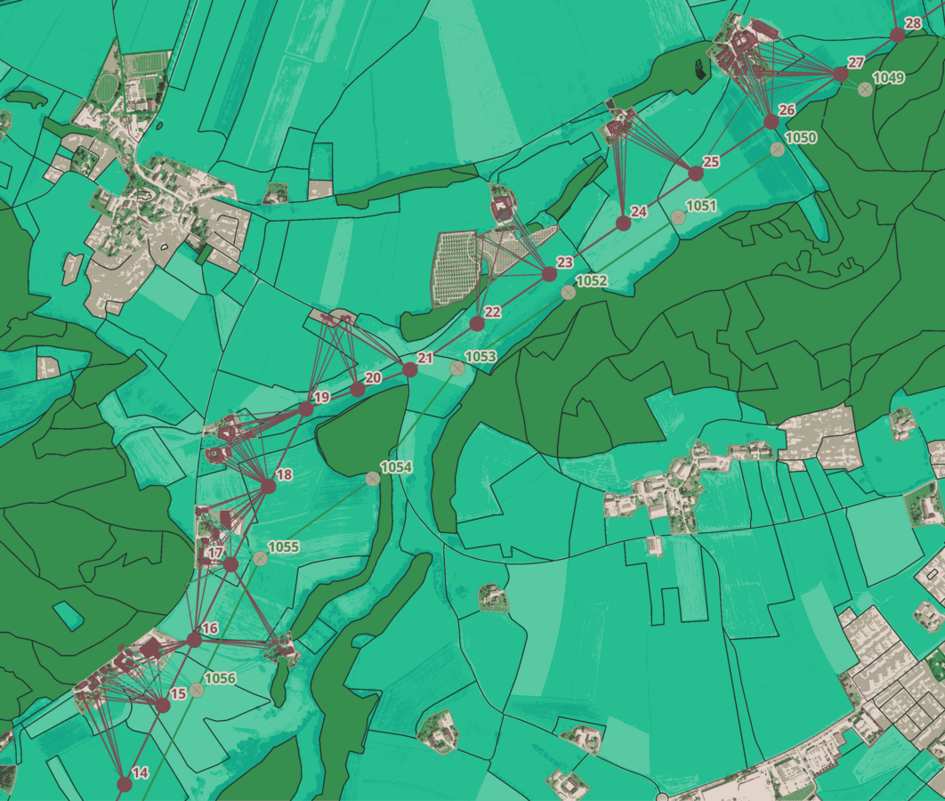 Modellierung von Geodaten, Karte