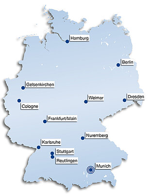 Branch offices of Müller-BBM Industry Solutions