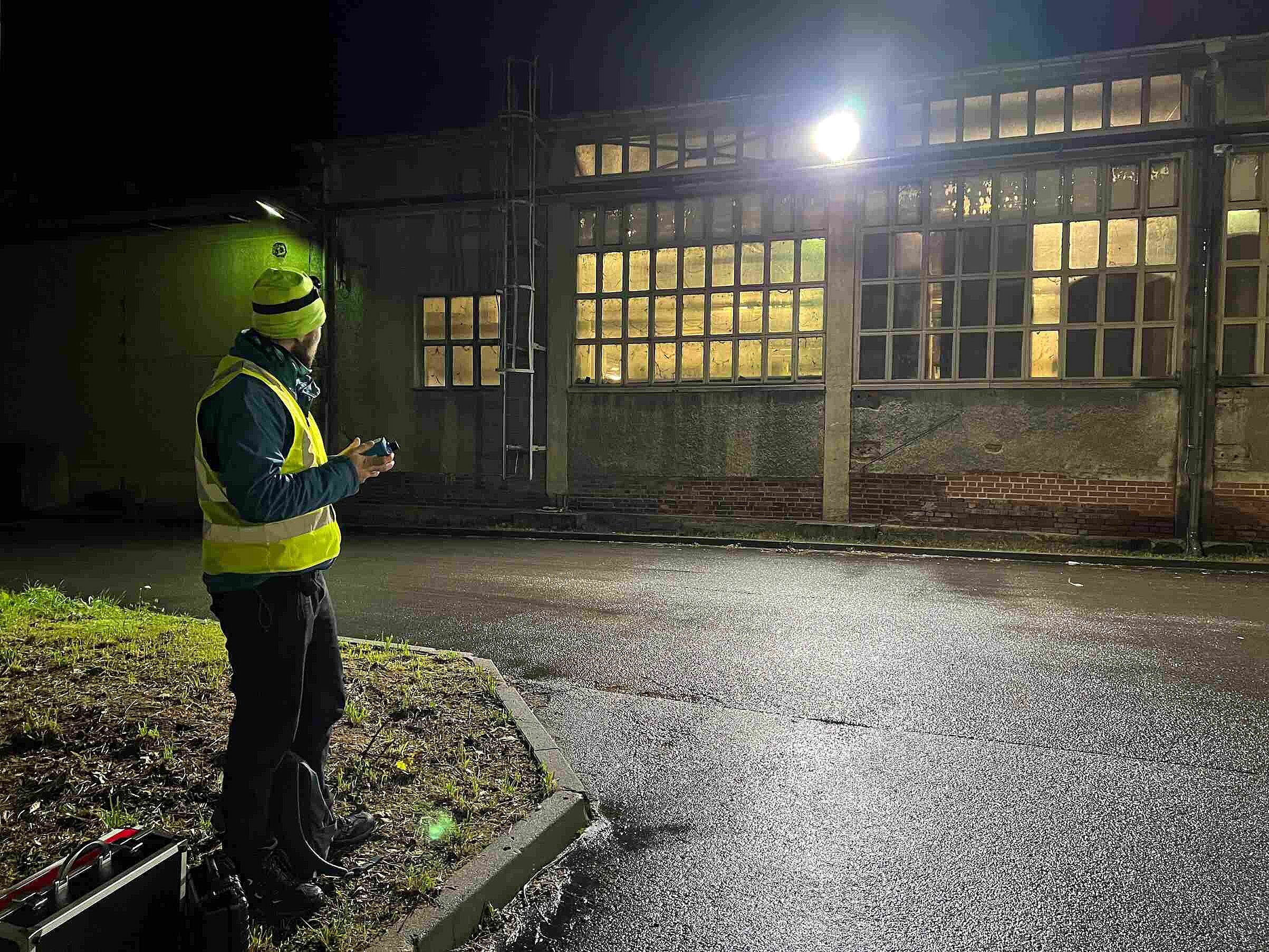 Lichtmessung bei Nacht