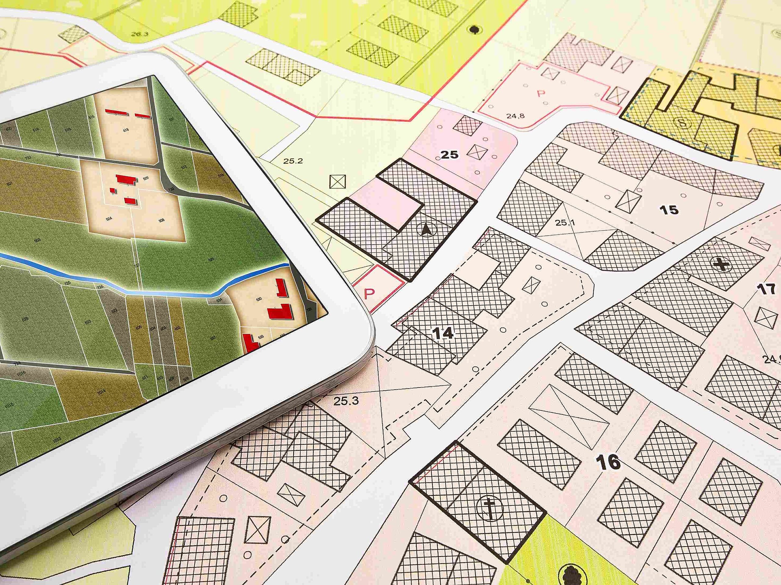 Bauplan, Städtebauliche Planung