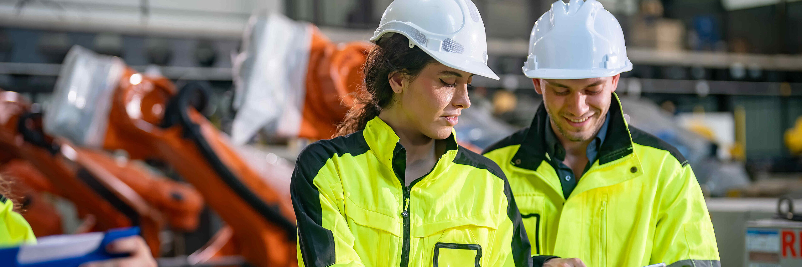 Ingenieure besprechen sich
