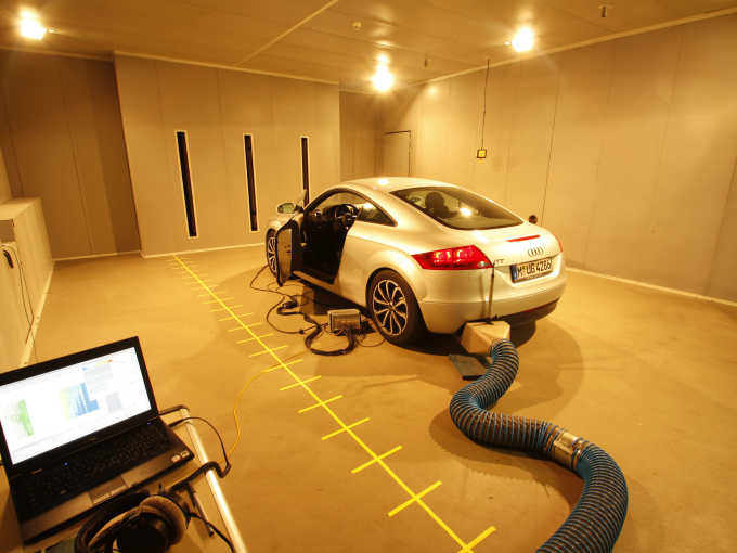 Prüfraum Fahrzeugakustik