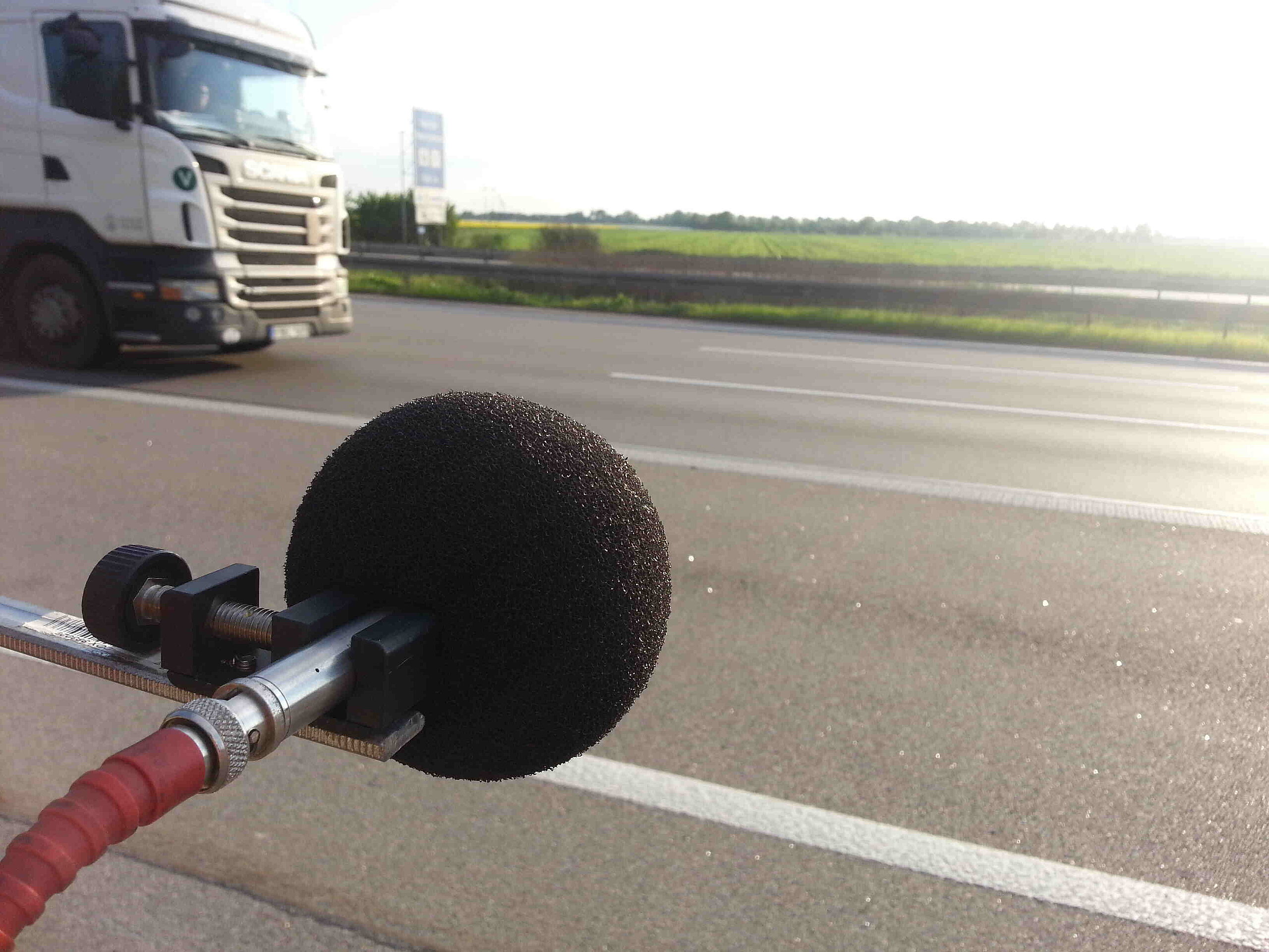 Verkehrslärmmessung, Schallpegel, Straße, Verkehr