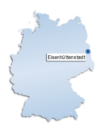 Standortkarte Eisenhüttenstadt