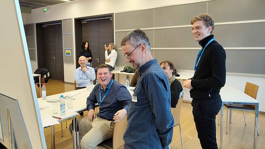 Gruppenarbeit beim Workshop Reinhören 2025