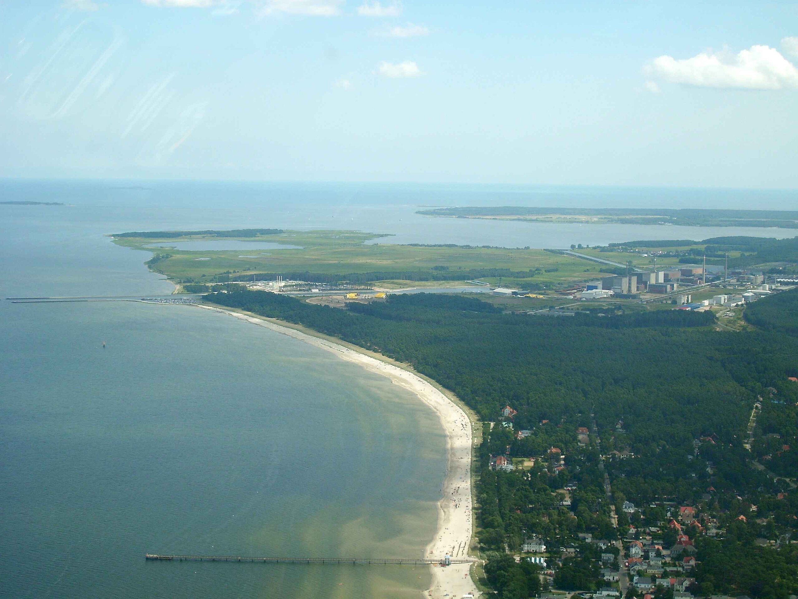 Lubmin, Luftaufnahme