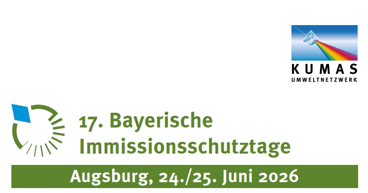 KUMAS-Einladung zu den 17. Bayerischen Immissionsschutztagen
