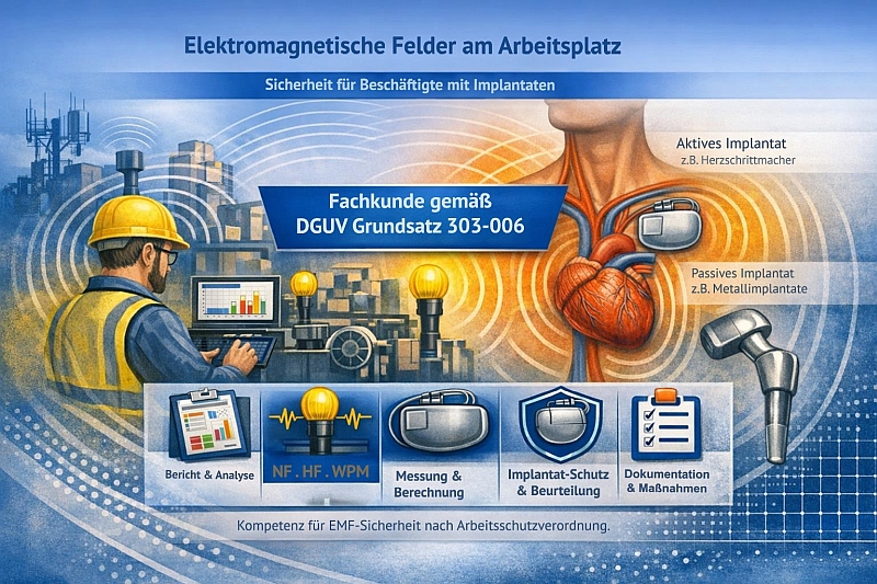 Graphik zur DGUV-EMF-Fachkunde 303-006