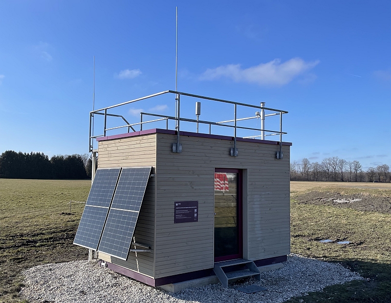 Luftgütemessstation LHY4 am Flughafen München
