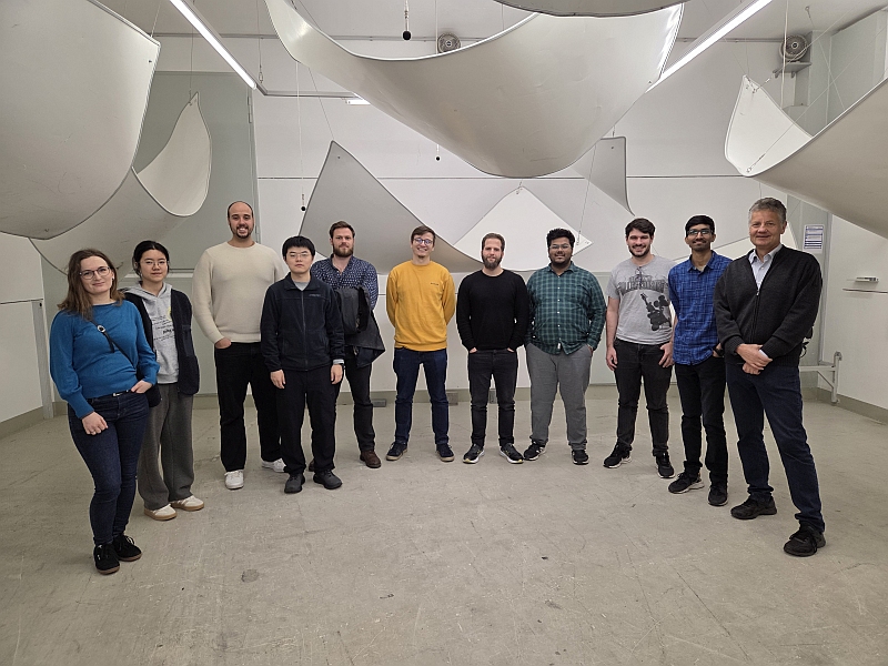 Doktorandengruppe des EU Projekts VAMOR zusammen mit Dr. Guggenberger